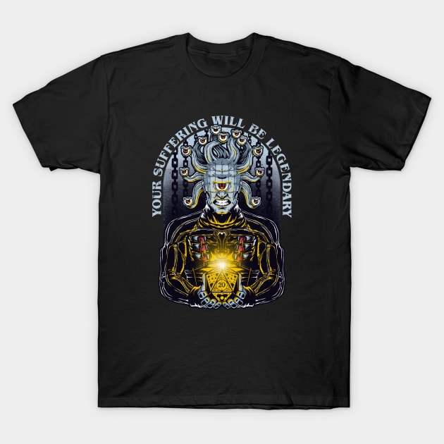 RPG - Your Suffering Will be Legendary T-Shirt by The Inked Smith